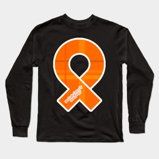 Multiple Sclerosis Awareness Ribbon Long Sleeve T-Shirt